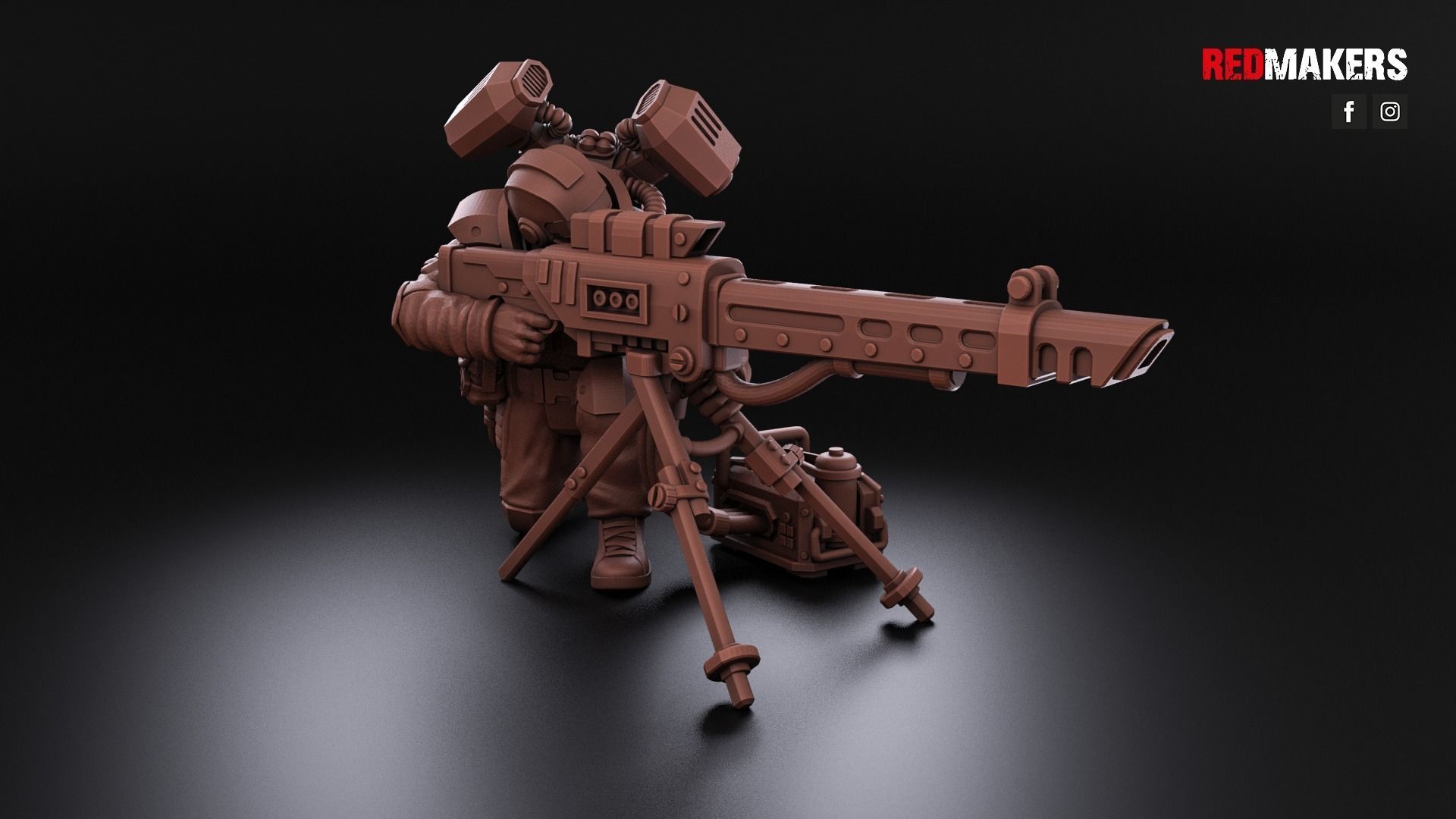 Airborne Division - Heavy Support Squad of the Imperial Force 3D print model_12