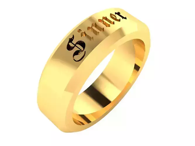 Solitaire Ring 3dm stl fbx obj render details