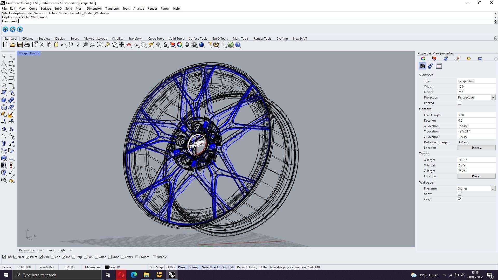 Proline Wheels Continental Ver 1  3D model_12