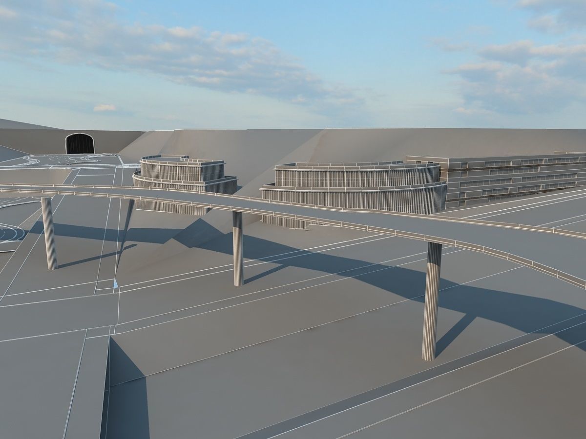 Futuristic Skyscraper 1 3D model_27