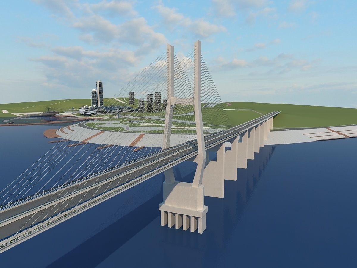 Futuristic Skyscraper 1 3D model_17