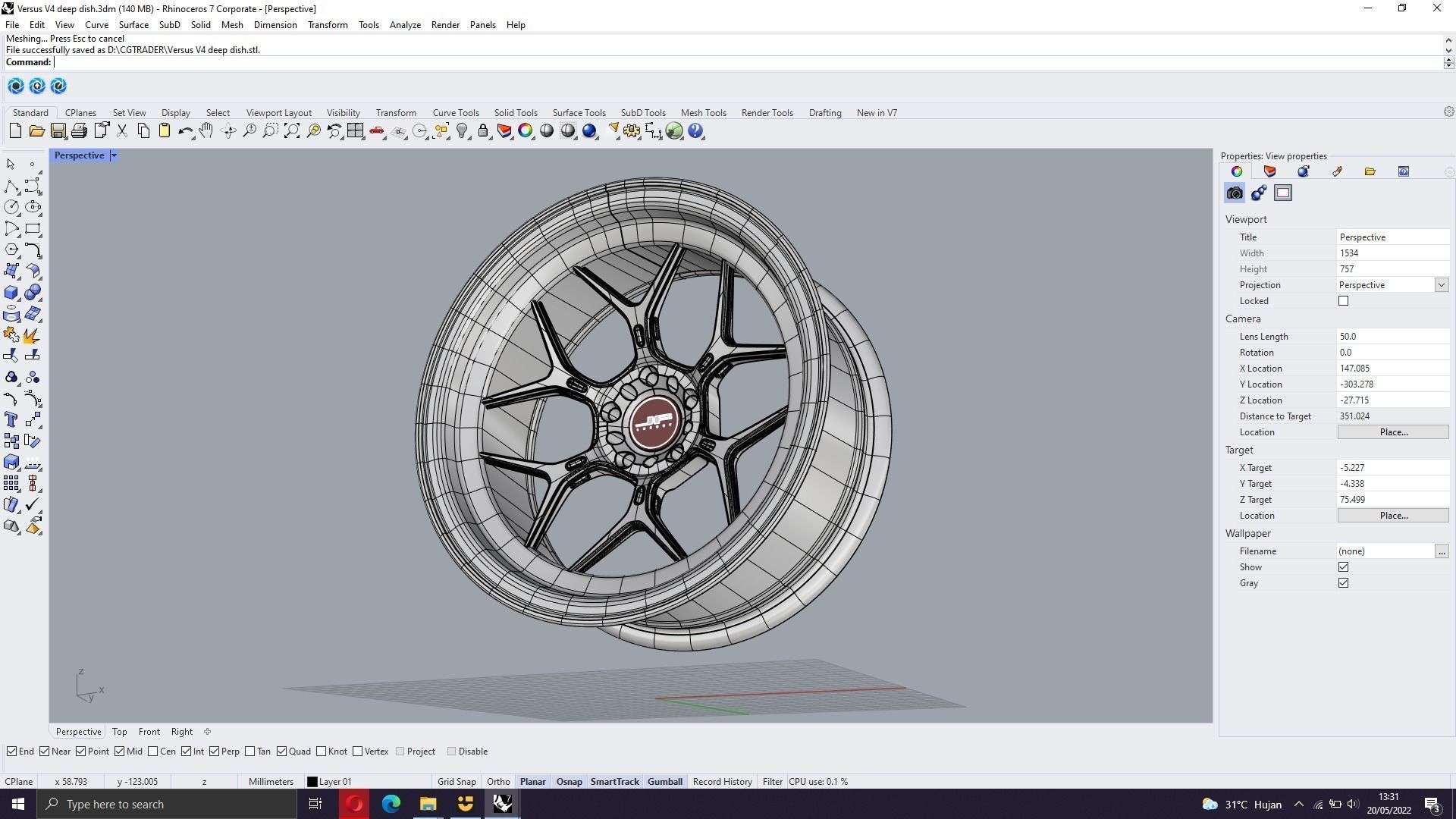  Versus V3 Deep Dish  3D model_9