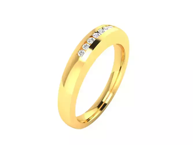 Solitaire Stylish Ring 3dm stl fbx obj render details