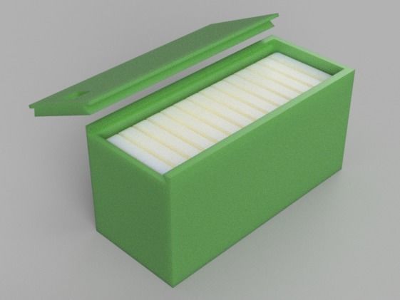 Dominoes plastic dice - fractions of number 3D print model_14
