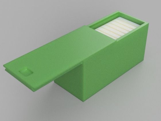 Dominoes plastic dice - fractions of number 3D print model_13