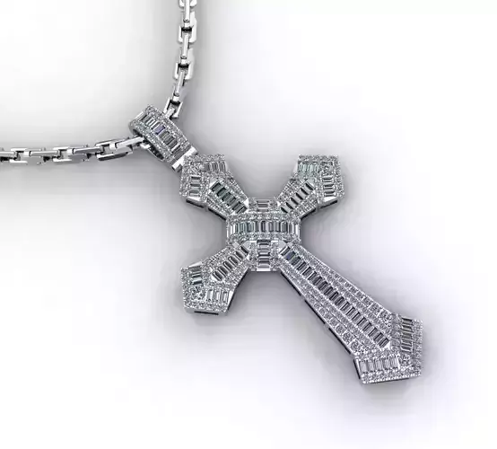 Diamond Cross Pendant