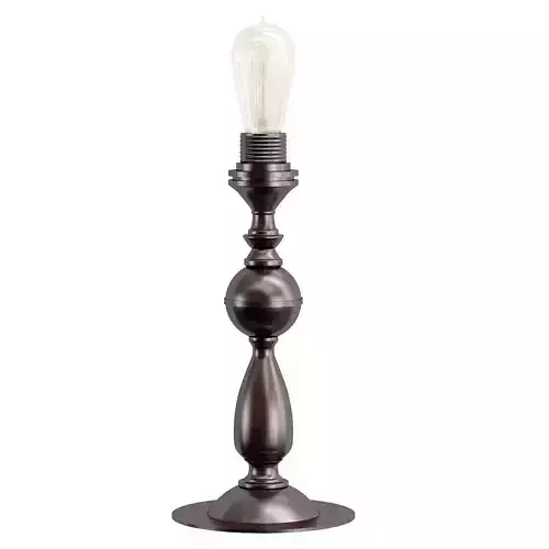 vitaluce table lamp with light bulb on top