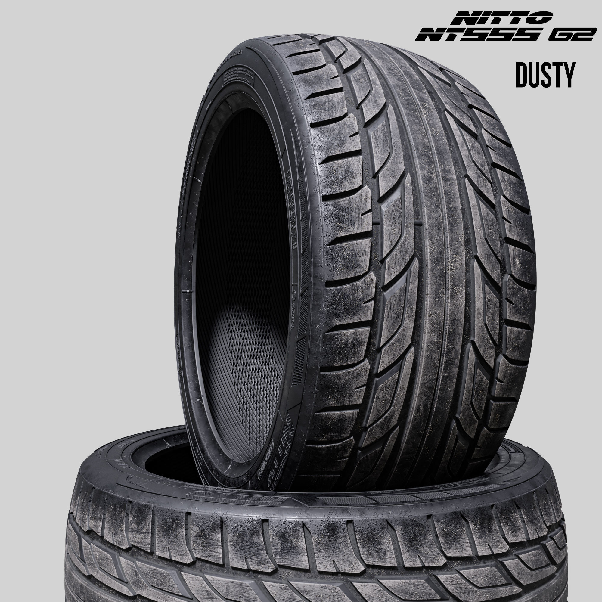 Tire Nitto NT555 G2 3 in 1 3D model_5