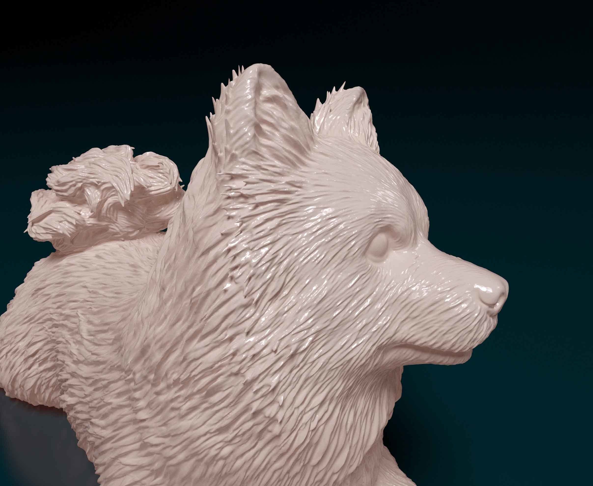 German Spitz 3D print model_6