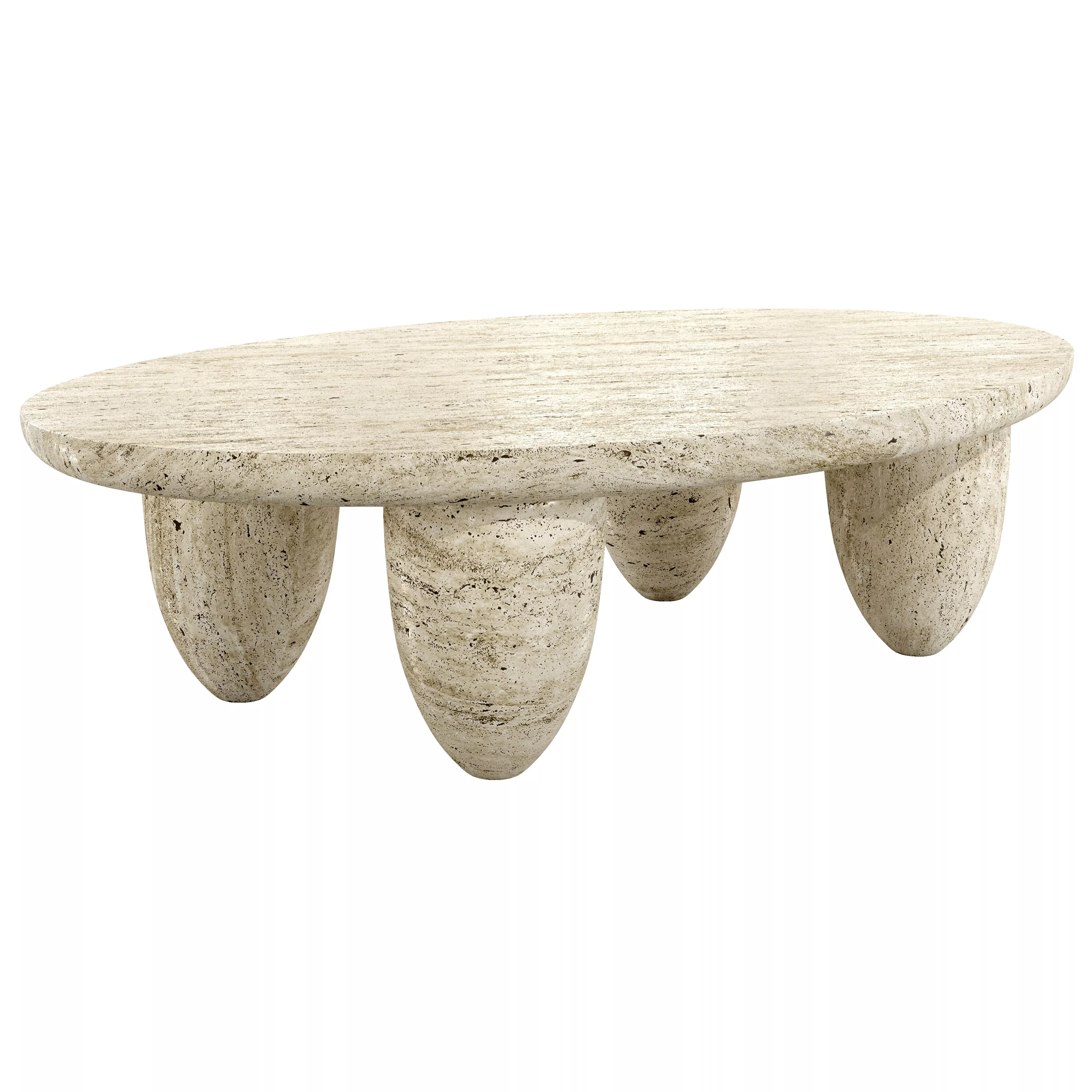 Lunarys marble coffee table by Hommes 3D model
