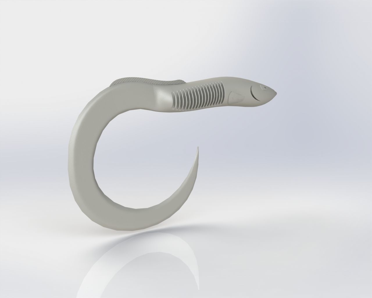 Replica Savage Gear EEL BULK  200mm  3D printable model 3D print model_4