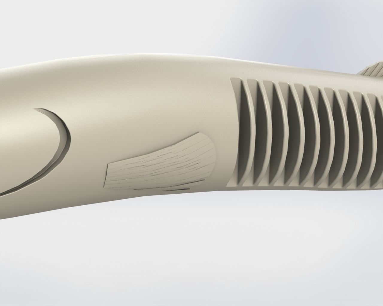 Replica Savage Gear EEL BULK  200mm  3D printable model 3D print model_2