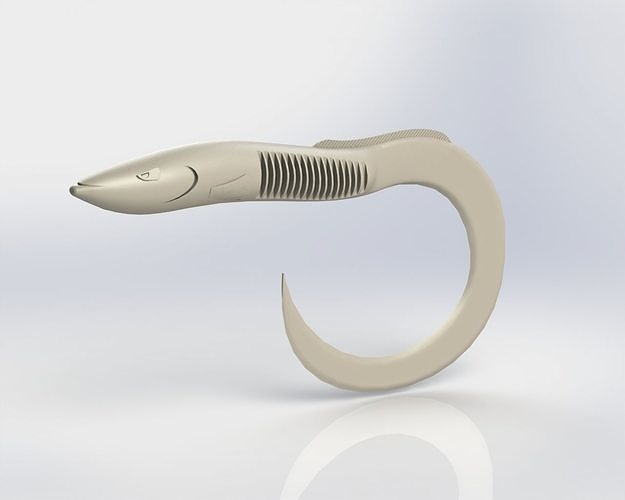 Replica Savage Gear EEL BULK  200mm  3D printable model 3D print model