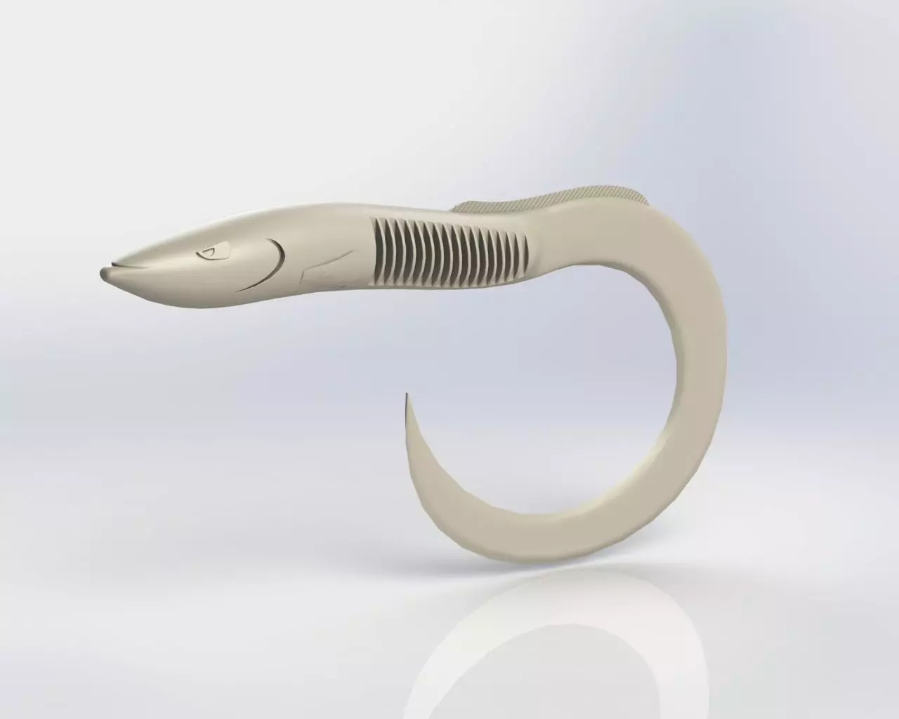 Replica Savage Gear EEL BULK  200mm  3D printable model 3D print model_0