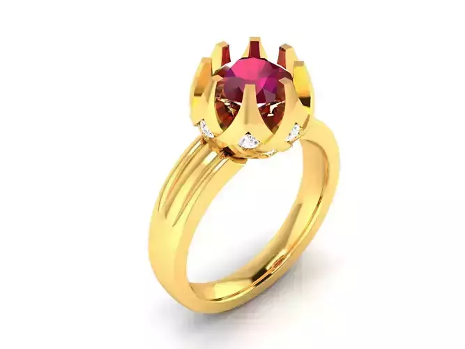 Solitaire Engagement Wedding Ring