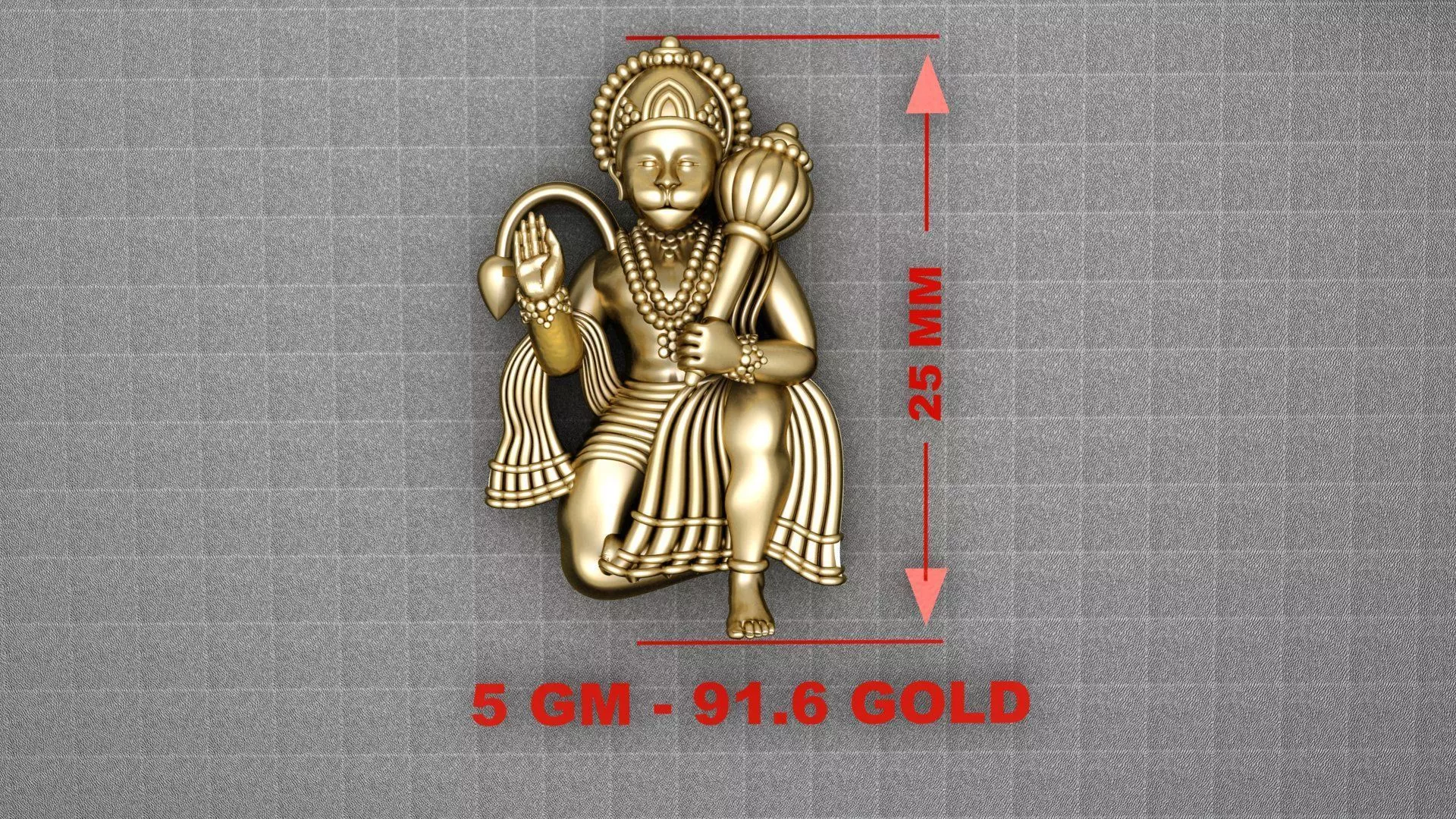 HANUMANJI LOKET  3D print model_0