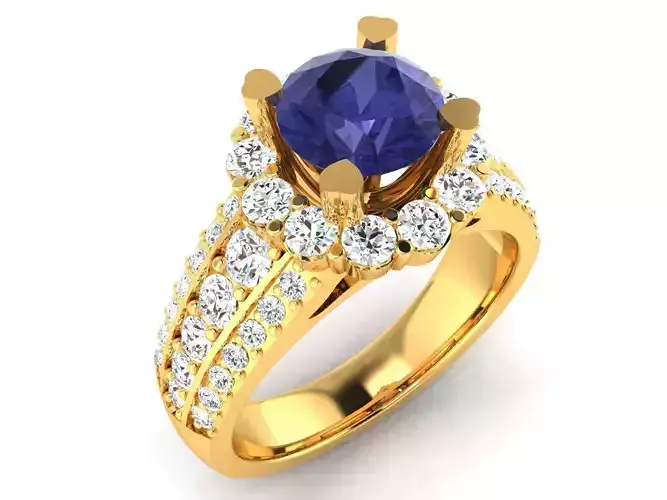 Solitaire Engagement Wedding Ring