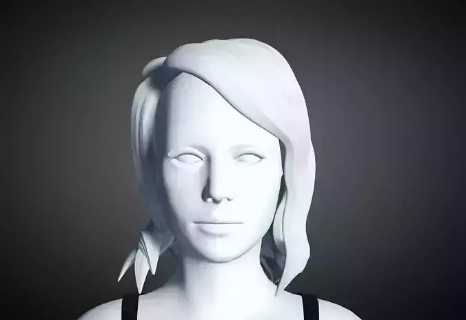 3D Hair style for Female 63 3D model