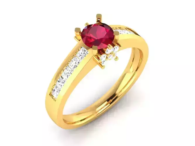 Solitaire Engagement Wedding Ring