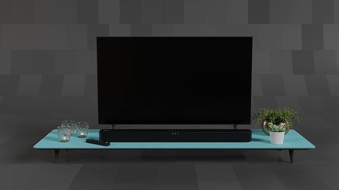 Lowboard - easY  Low-poly 3D model