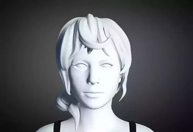 3D Hair style for Female 65 3D model