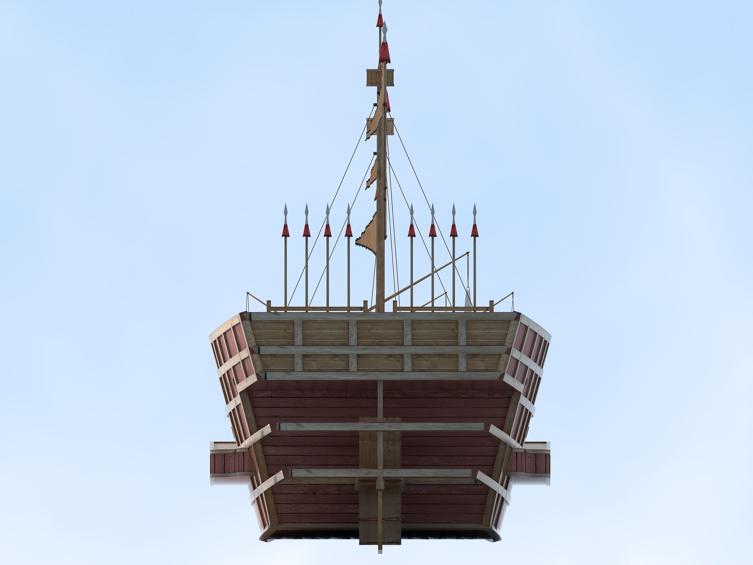 Warships of the Southern Song Dynasty 3D model_5