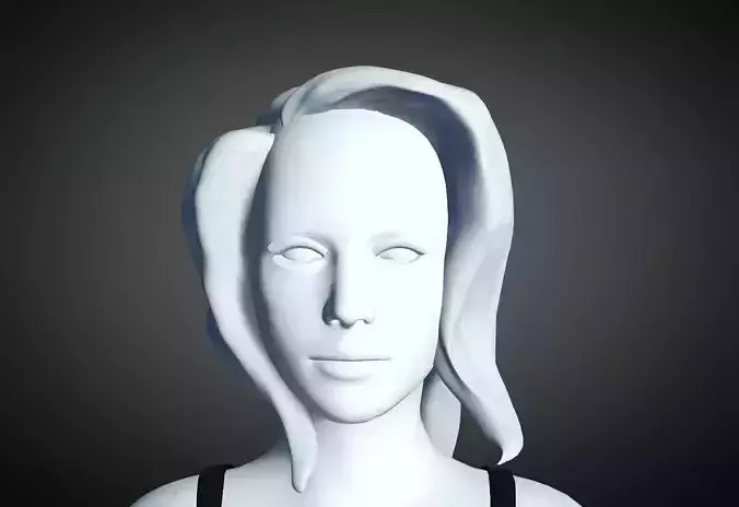 3D Hair style for Female 66 3D model