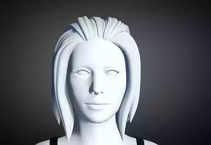 3D Hair style for Female 67 3D model