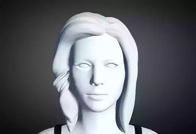 3D Hair style for Female 68 3D model