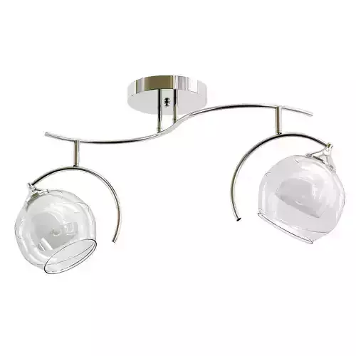 light-sfera-255-59 ceiling light with two glass globes