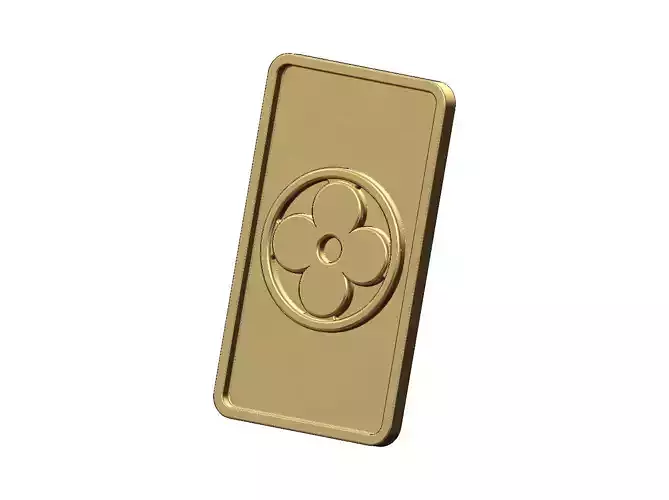 LV Blossom ornament gold bar