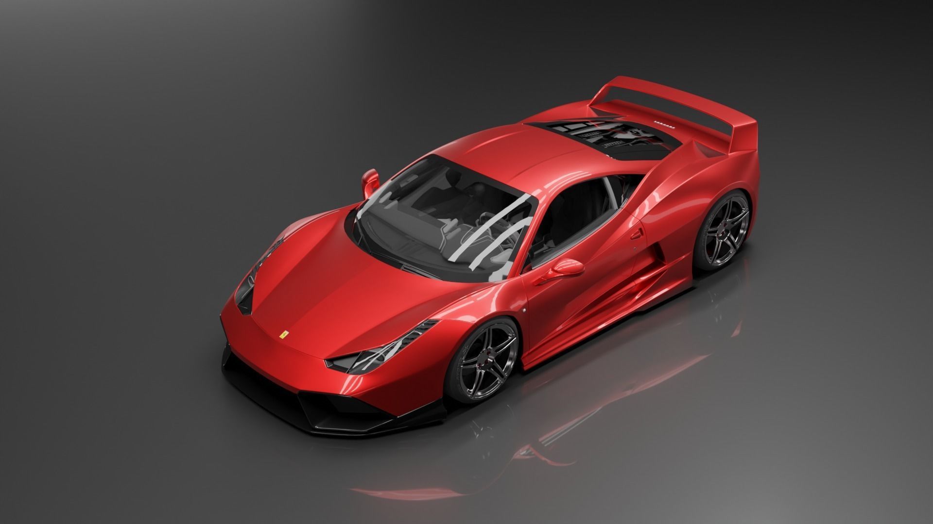 Ferrari 458 Mostafa Design 3D model_5