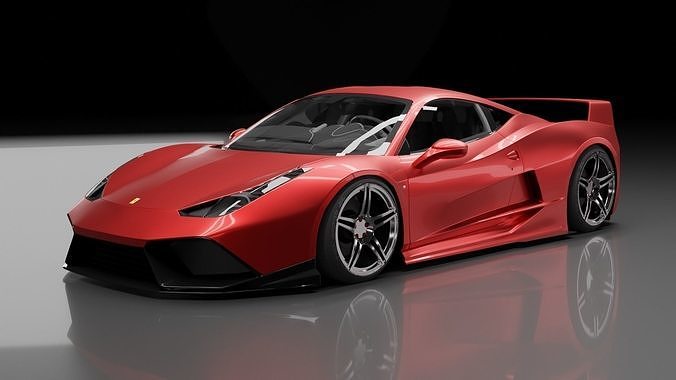 Ferrari 458 Mostafa Design 3D model