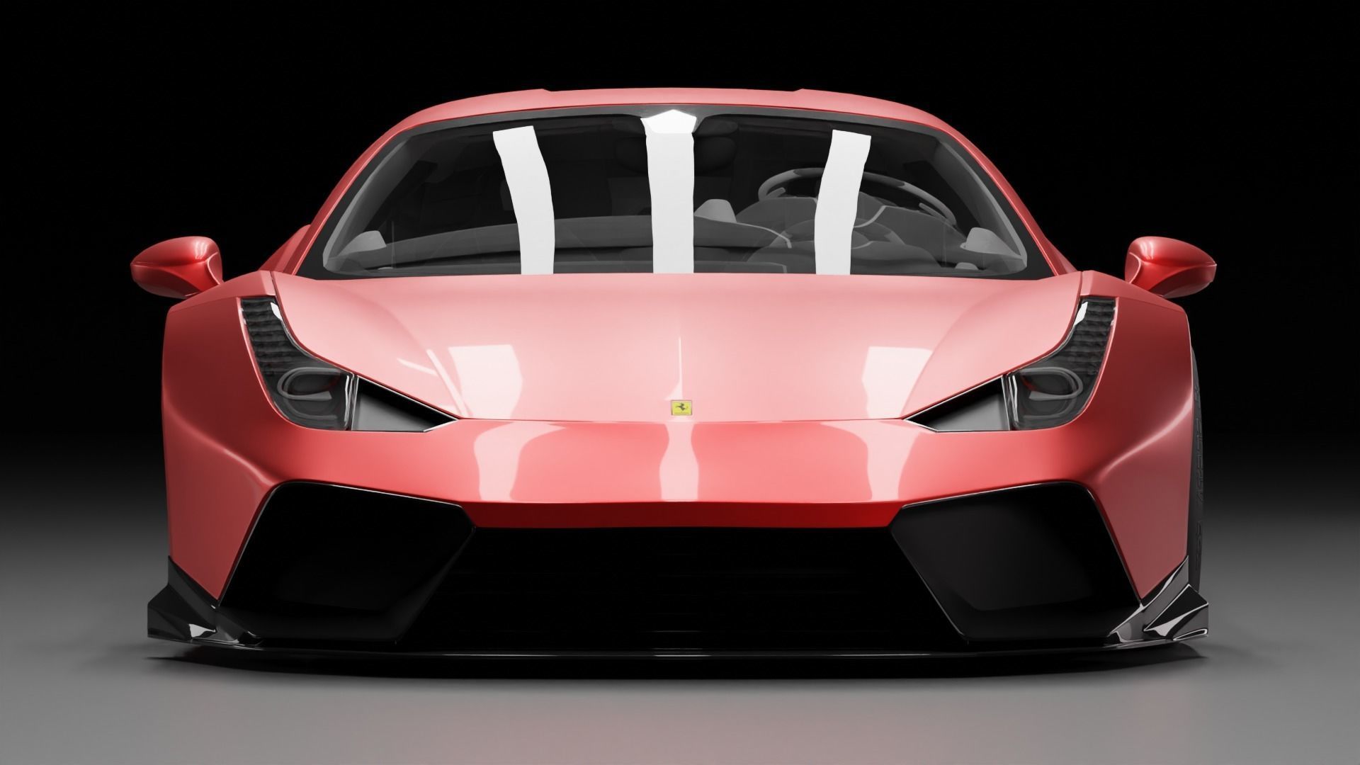 Ferrari 458 Mostafa Design 3D model_3