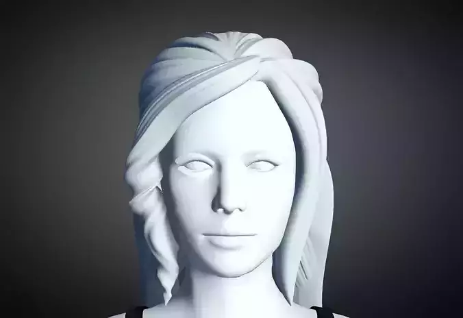 3D Hair style for Female 70 3D model