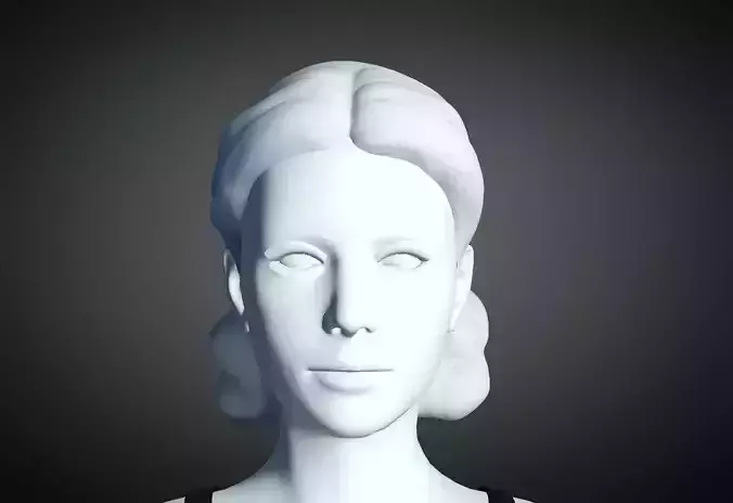 3D Hair style for Female 72 3D model