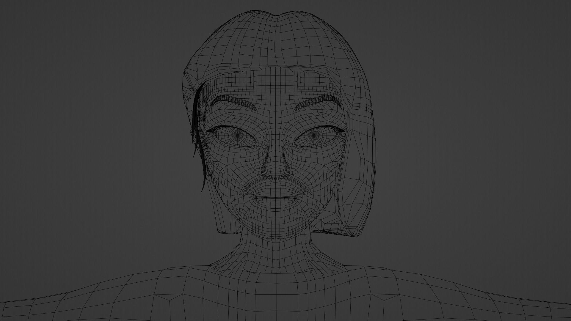 Female Body Rigged Low-poly 3D model_10