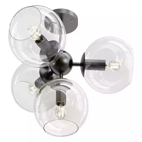 Favourite-Schoppen-1491-4U four glass globes in ceiling light