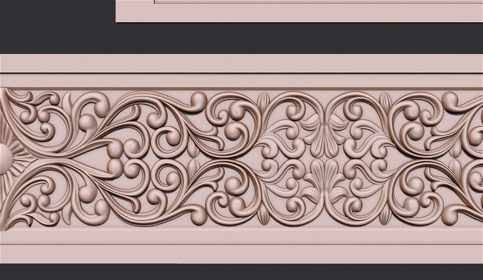 Islamic Tomb Patterned Panel Model for CNC Carving 3D print model_7