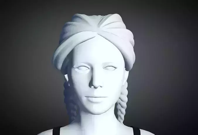 3D Hair style for Female 78 3D model