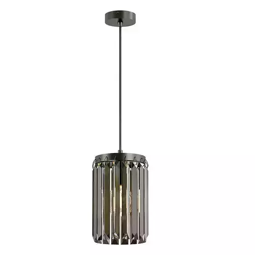 vitaluce-v5155-1-3-1pl pendant light with metal frame and glass shade
