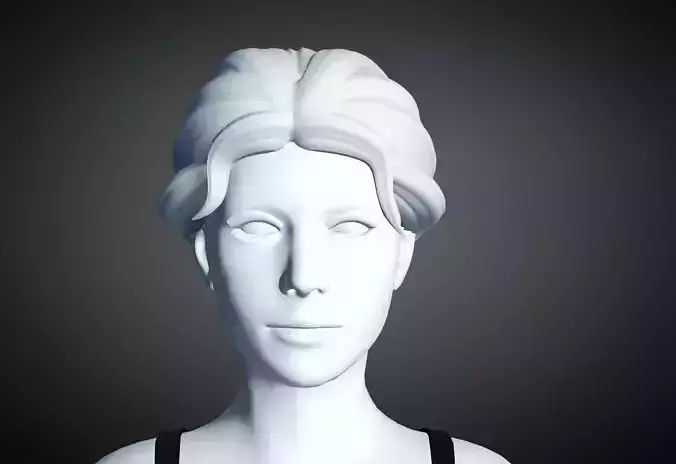 3D Hair style for Female 81 3D model