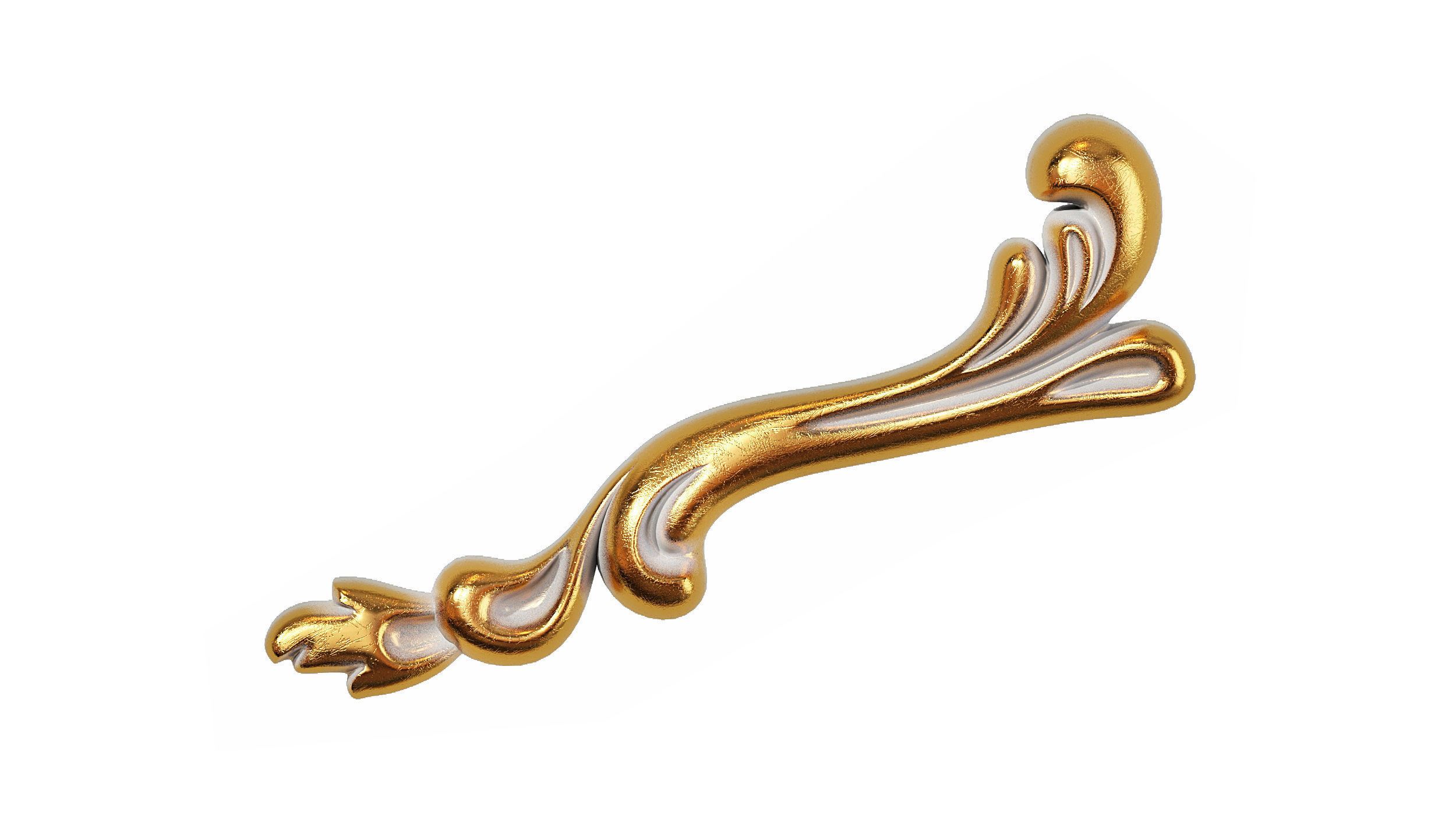 Classic carved 130 3D model_1