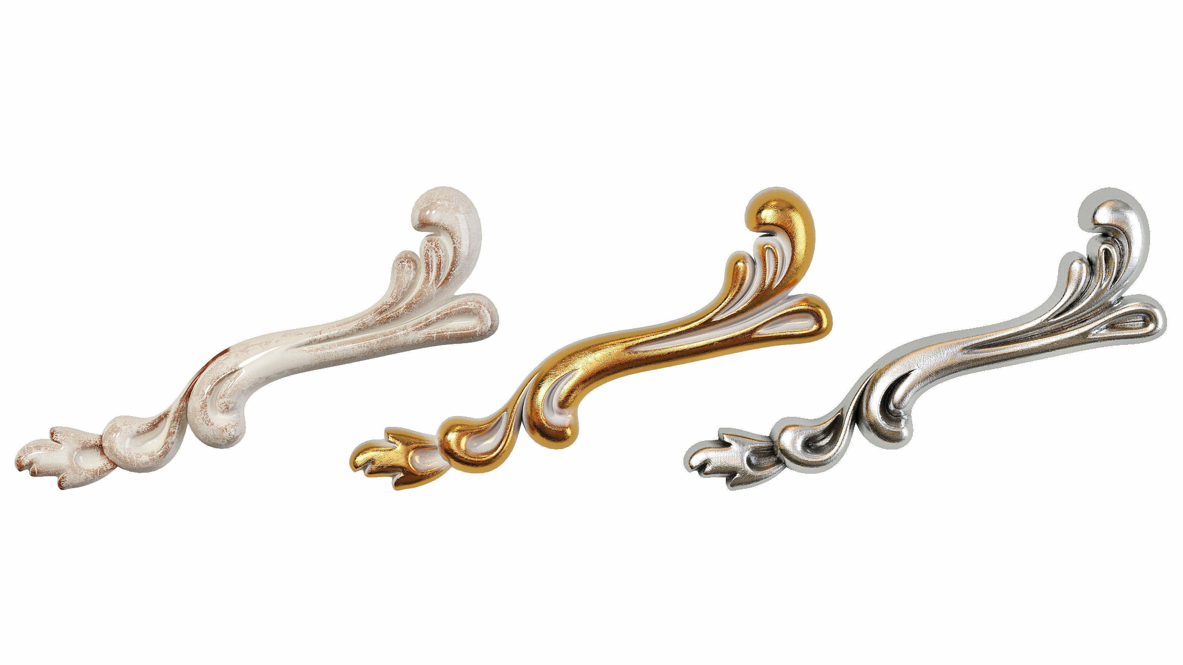 Classic carved 130 3D model_6