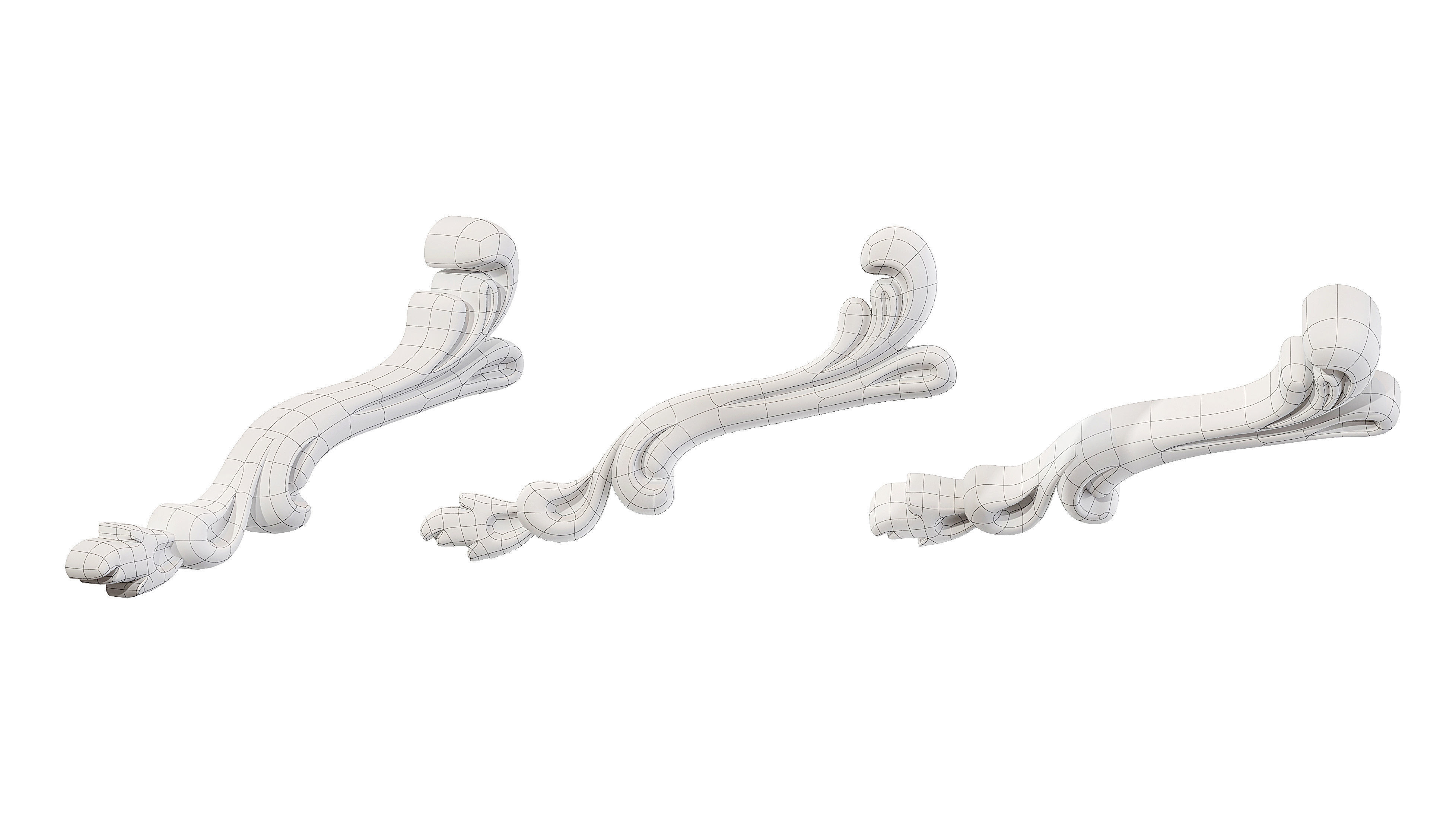 Classic carved 130 3D model_5