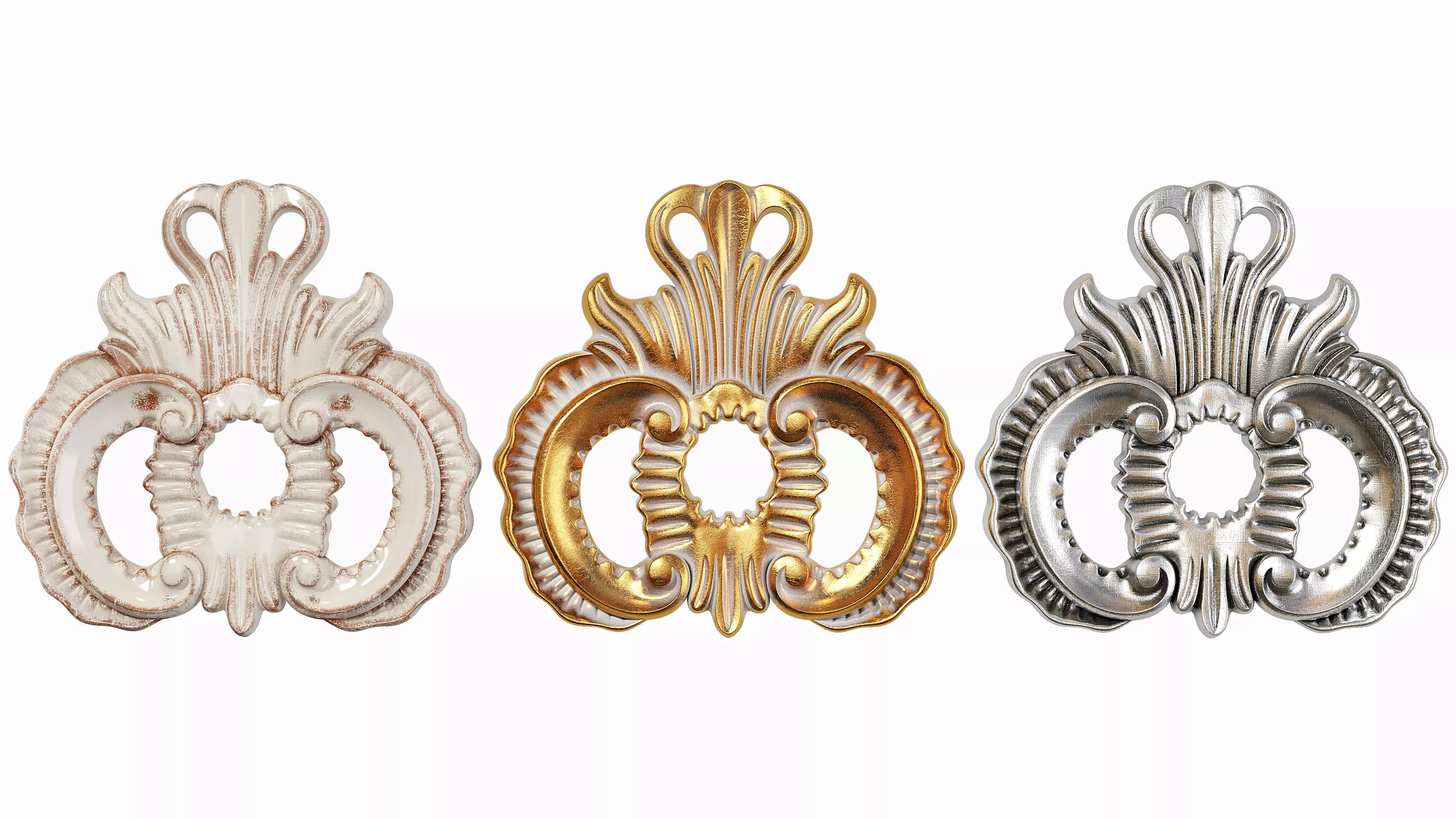 Classic carved 131 3D model_0