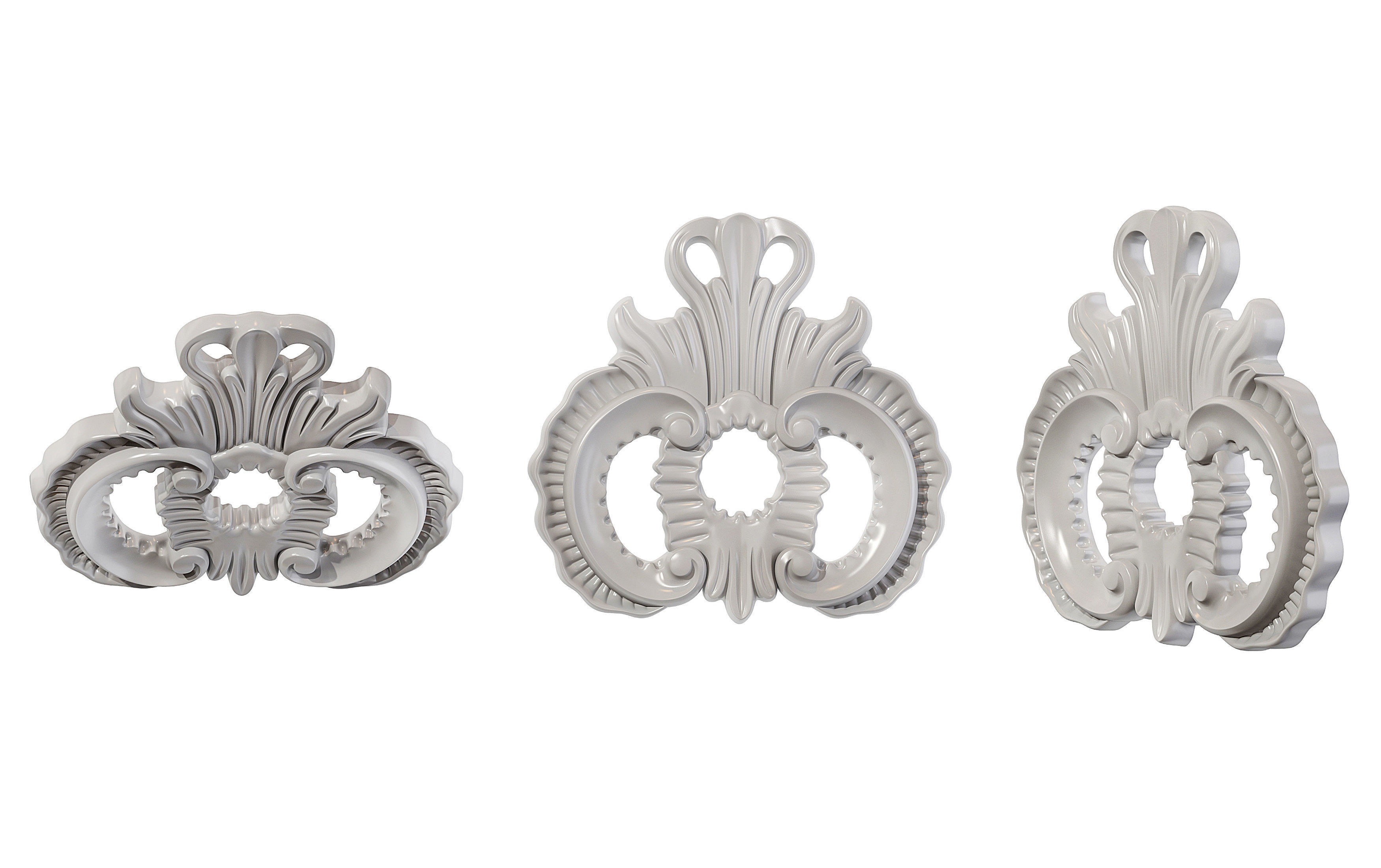 Classic carved 131 3D model_4