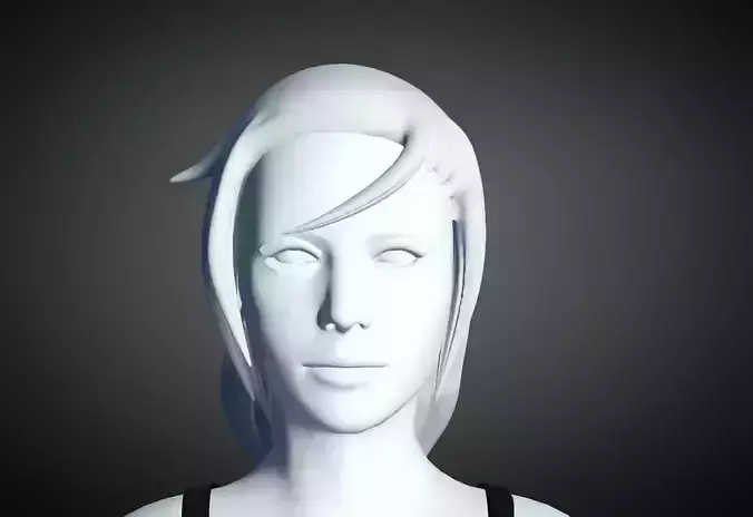 3D Hair style for Female 84 3D model