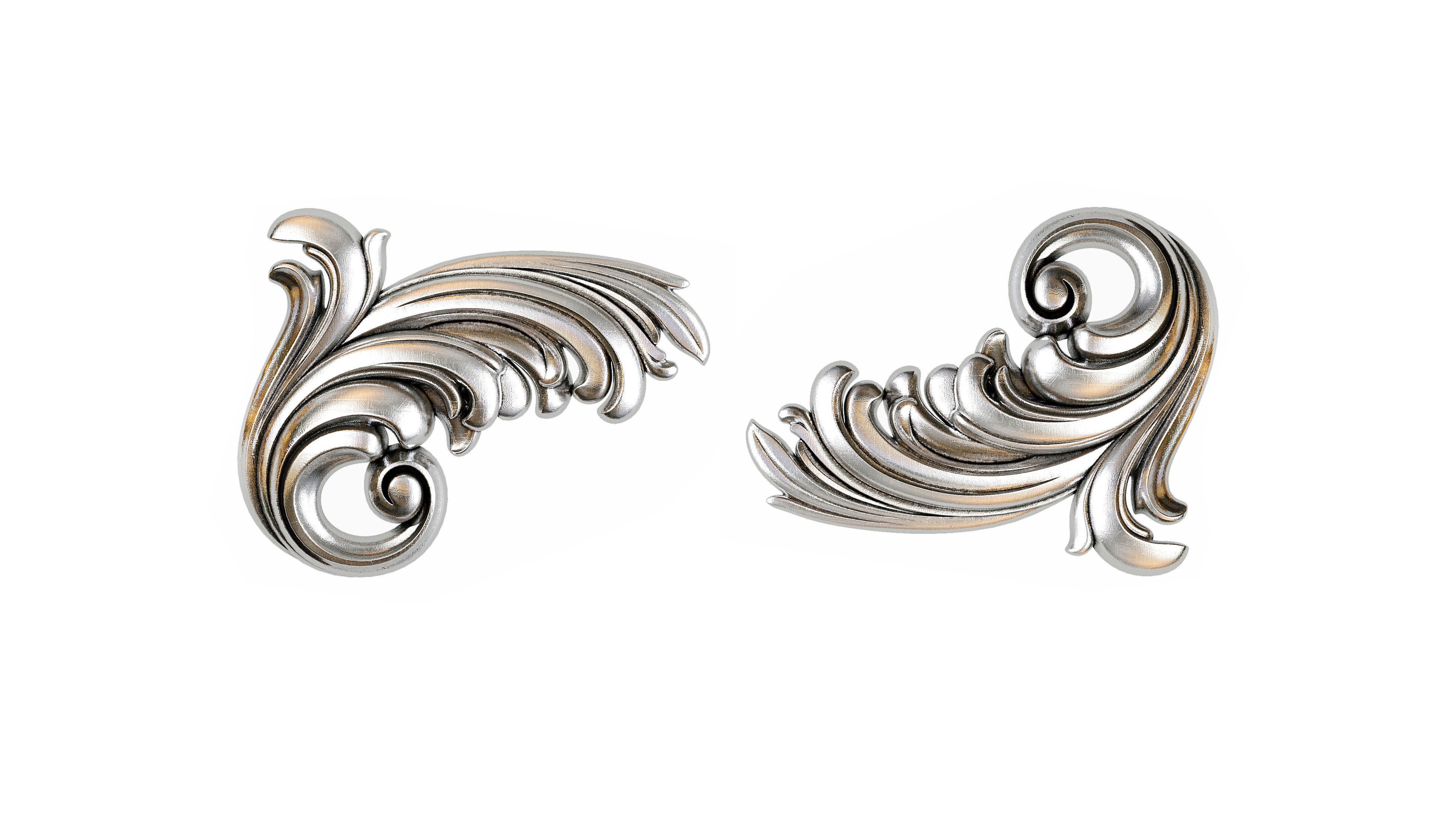 Classic carved 133 3D model_2