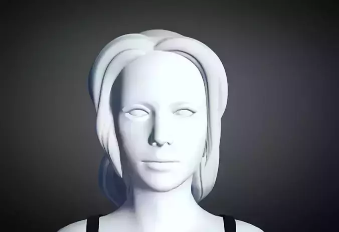 3D Hair style for Female 85 3D model